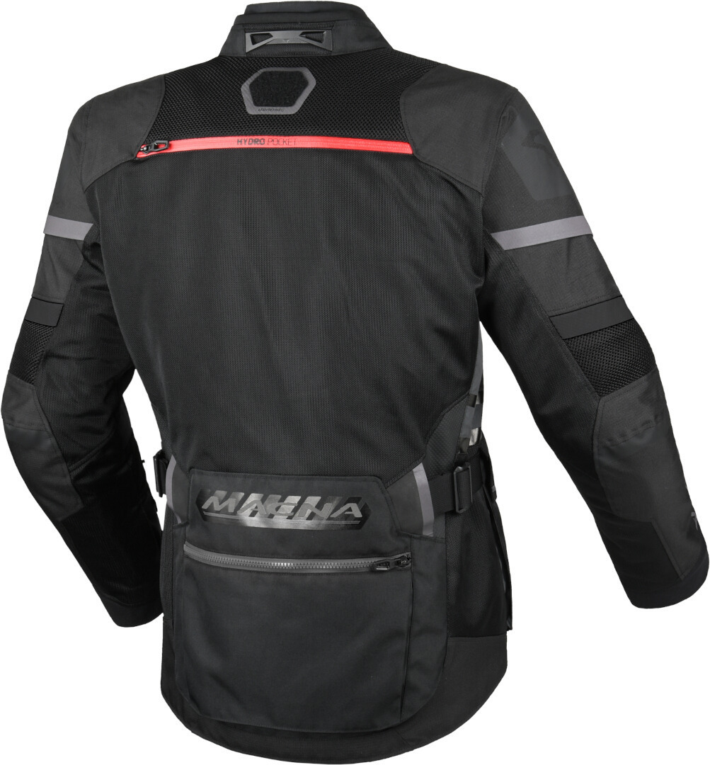 Macna Captane waterproof Motorcycle Textile Jacket black XXL Figure 2