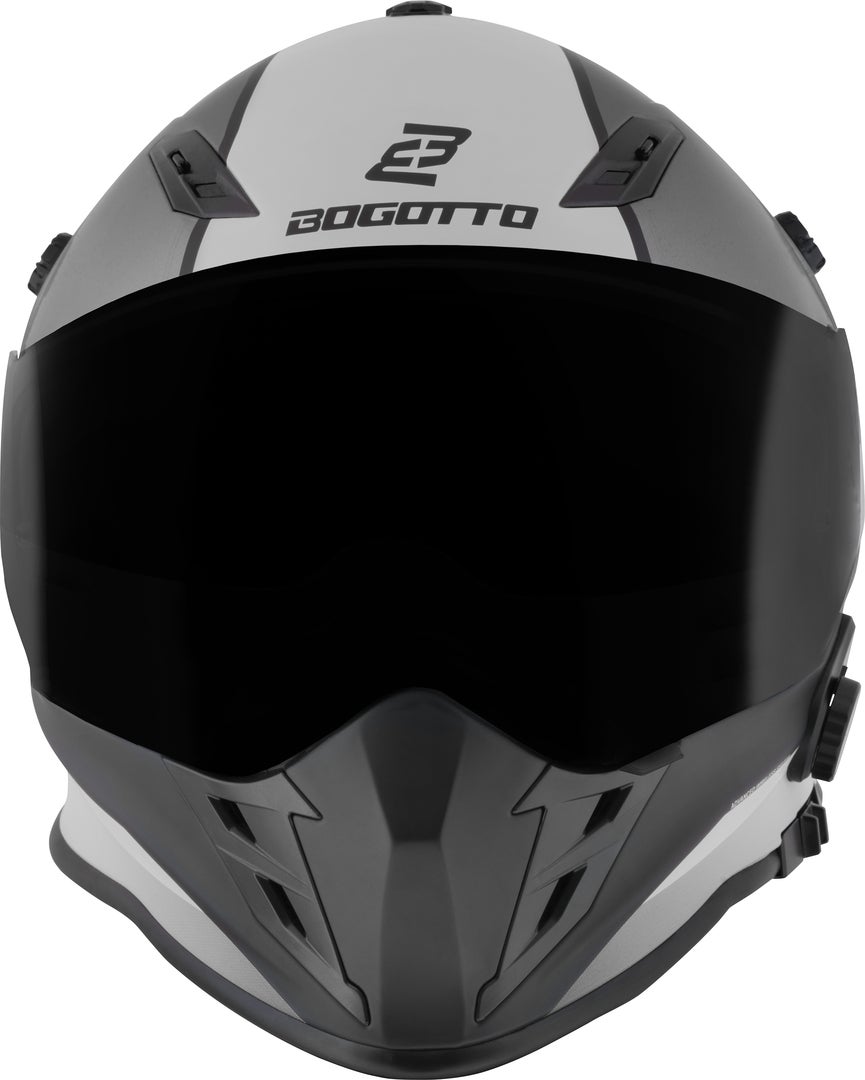 Bogotto H331 BT Tour EVO Bluetooth Enduro hjelm sort mat/grå XL Figur 10