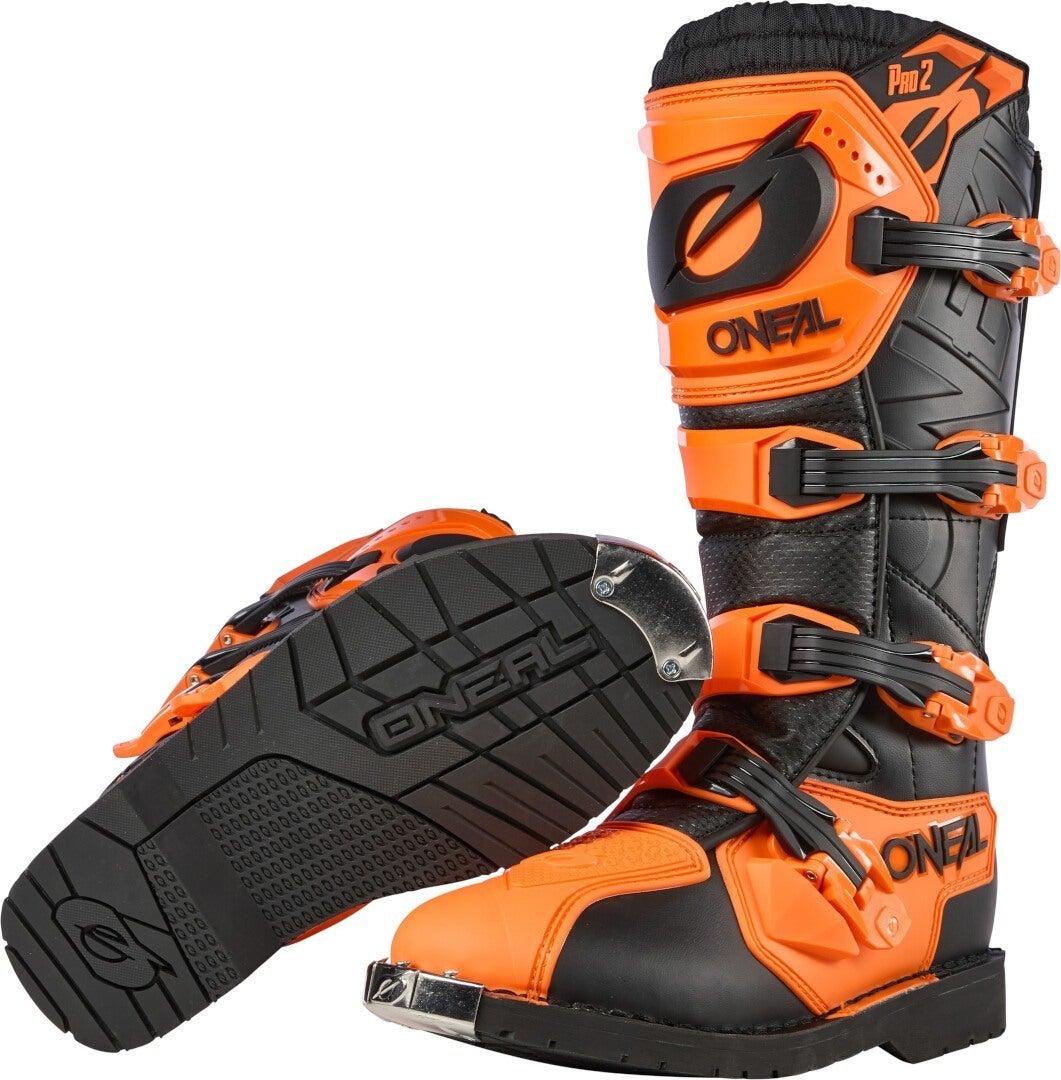 Oneal Rider Pro 2 Motocross støvler sort/orange 48 Figur 4