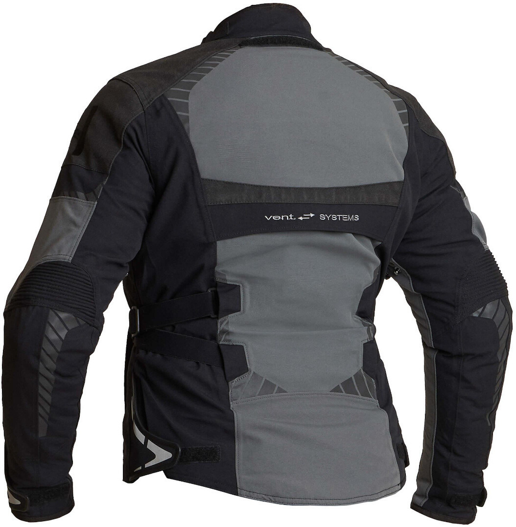 Halvarssons Vimo waterproof Ladies Motorcycle Textile Jacket black/grey 42 Figure 2