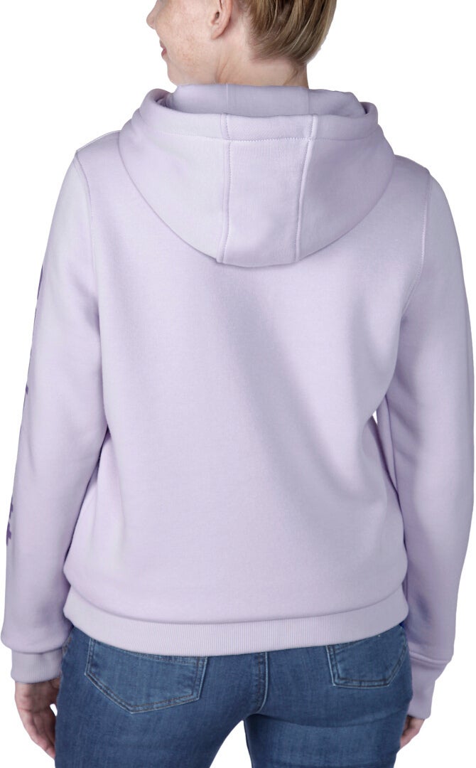 Carhartt Clarksburg Logo Ladies Hoodie white/purple M Figure 5