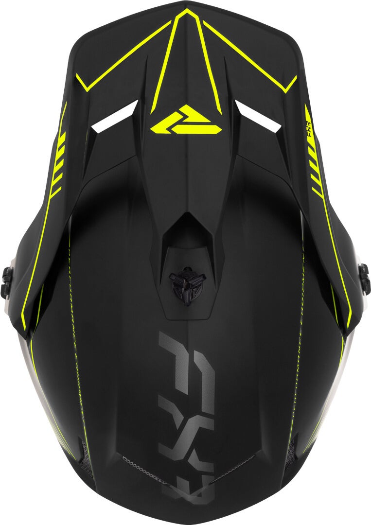 FXR Clutch X Pro Snescooter hjelm sort mat/gul S (55/56) Figur 6