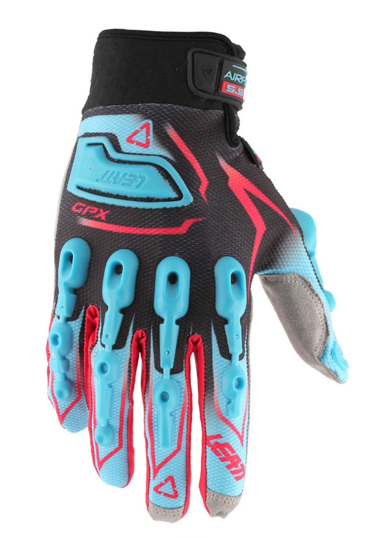 Leatt GPX 5.5 Windblock Handsker sort/blå/rød 2XL Figur 1