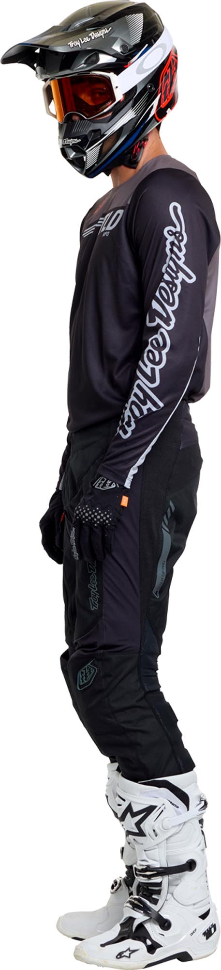 Troy Lee Designs Scout GP Pro Winged Мотокрос фланелка черно XXL Фигура 15