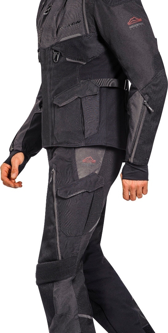 Ixon Eddas Motorcycle Textile Pants black/grey S Figure 5
