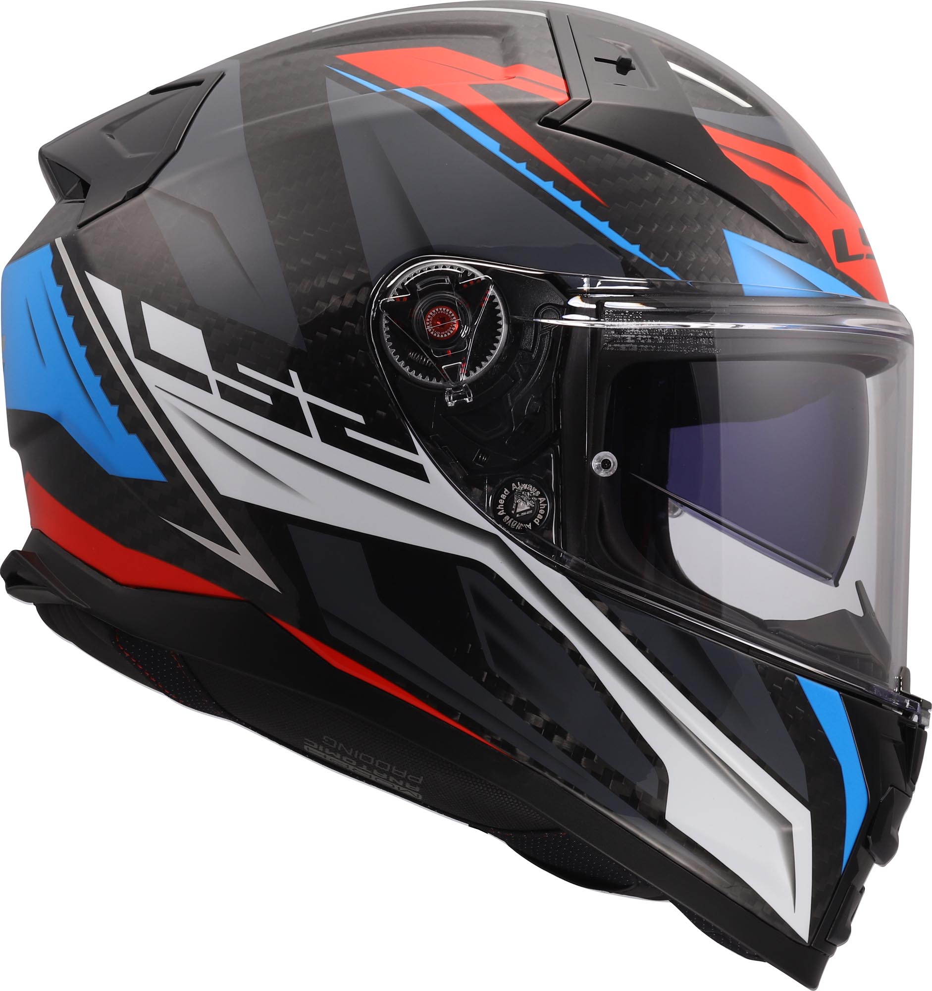LS2 FF811 Vector II Carbon Savage Helm weiß/blau/rot S (55/56) Abbildung 6