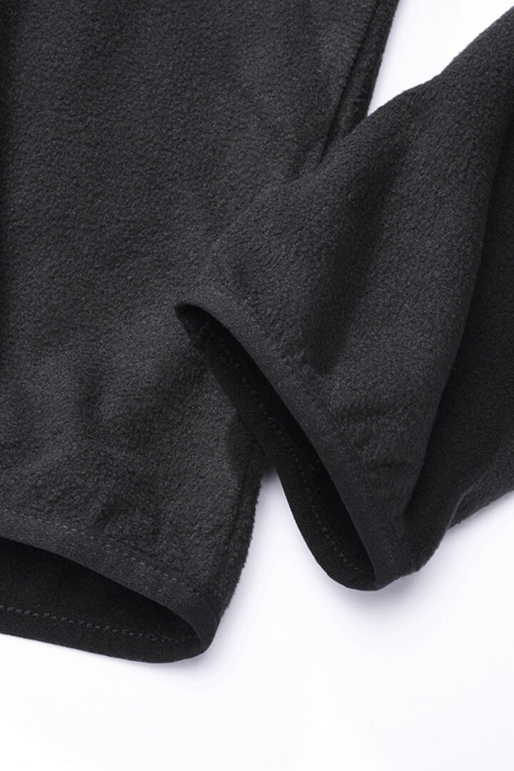 Brandit Fleece Pull demi-zip noir 7XL Figure 3