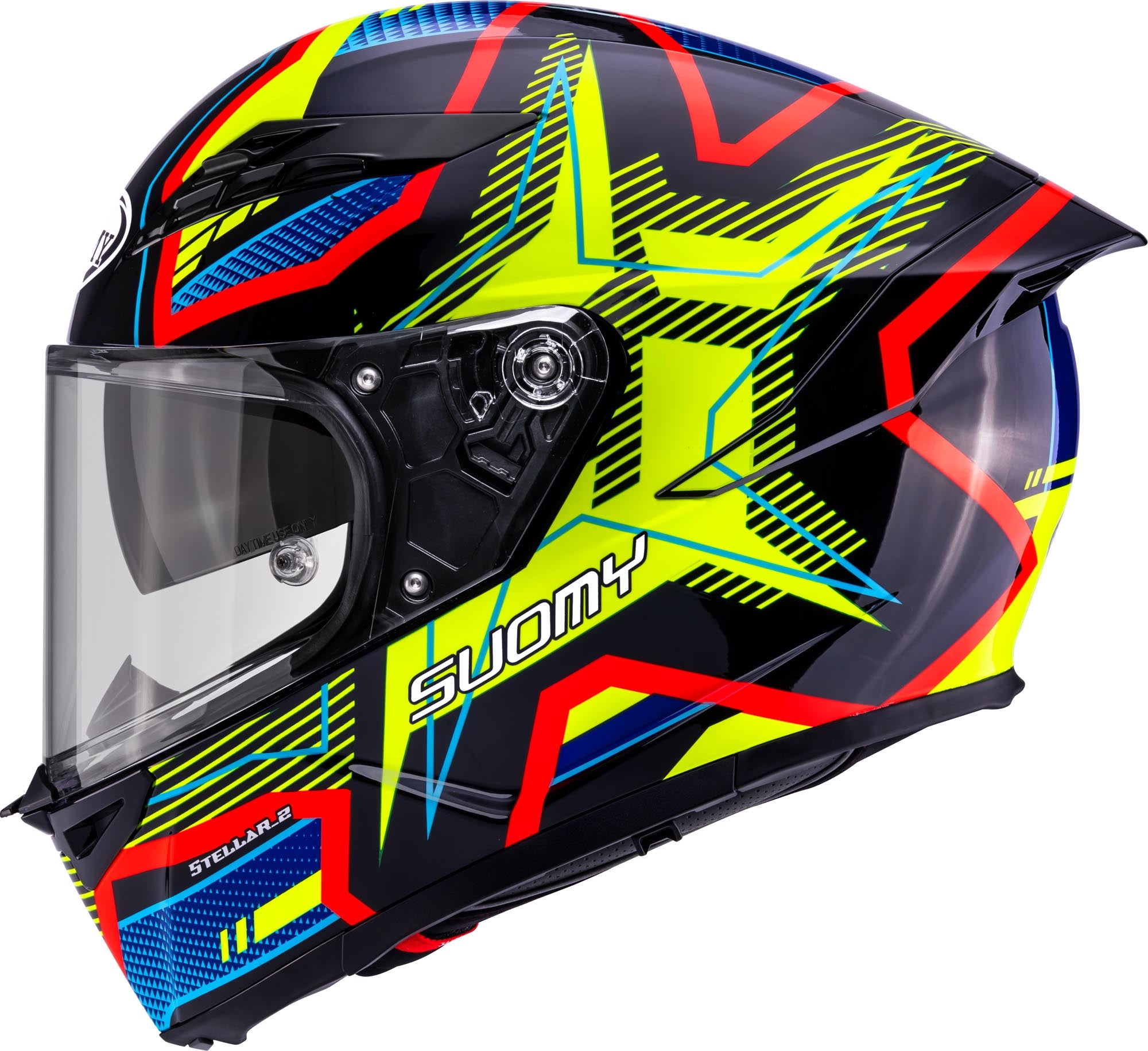 Suomy Stellar 2 Blackstar Helm blau/gelb XL (61/62) Abbildung 2