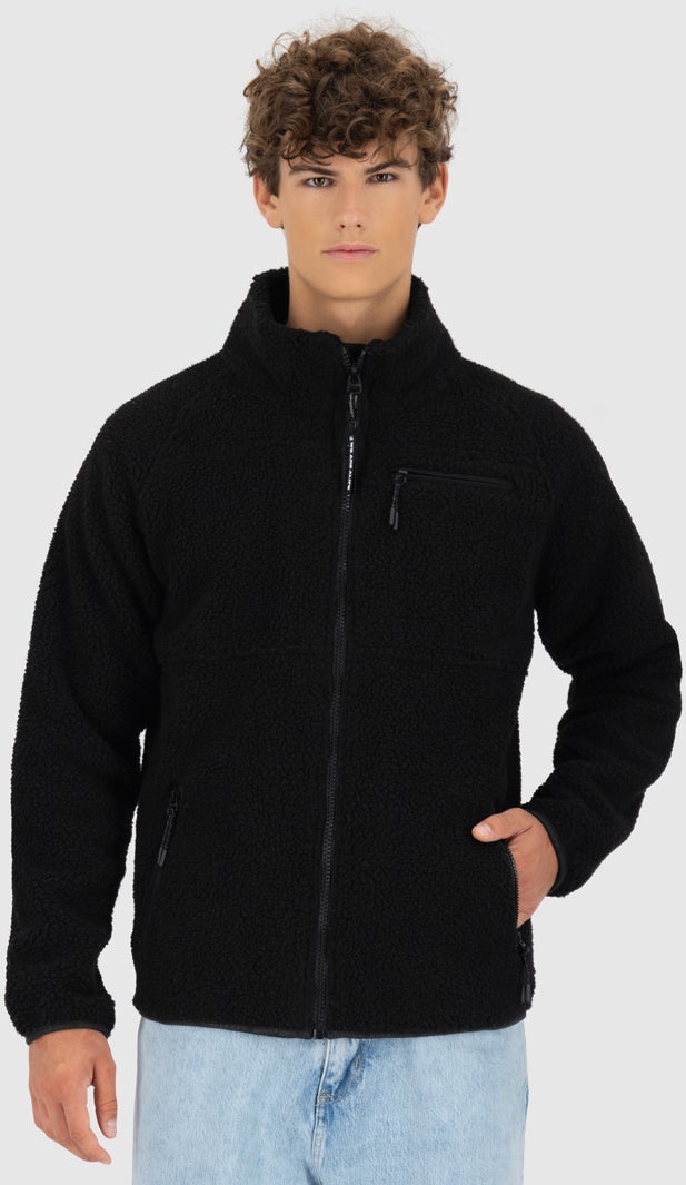Alife And Kickin RocAK G Teddy Jacke t nero M Figura 2
