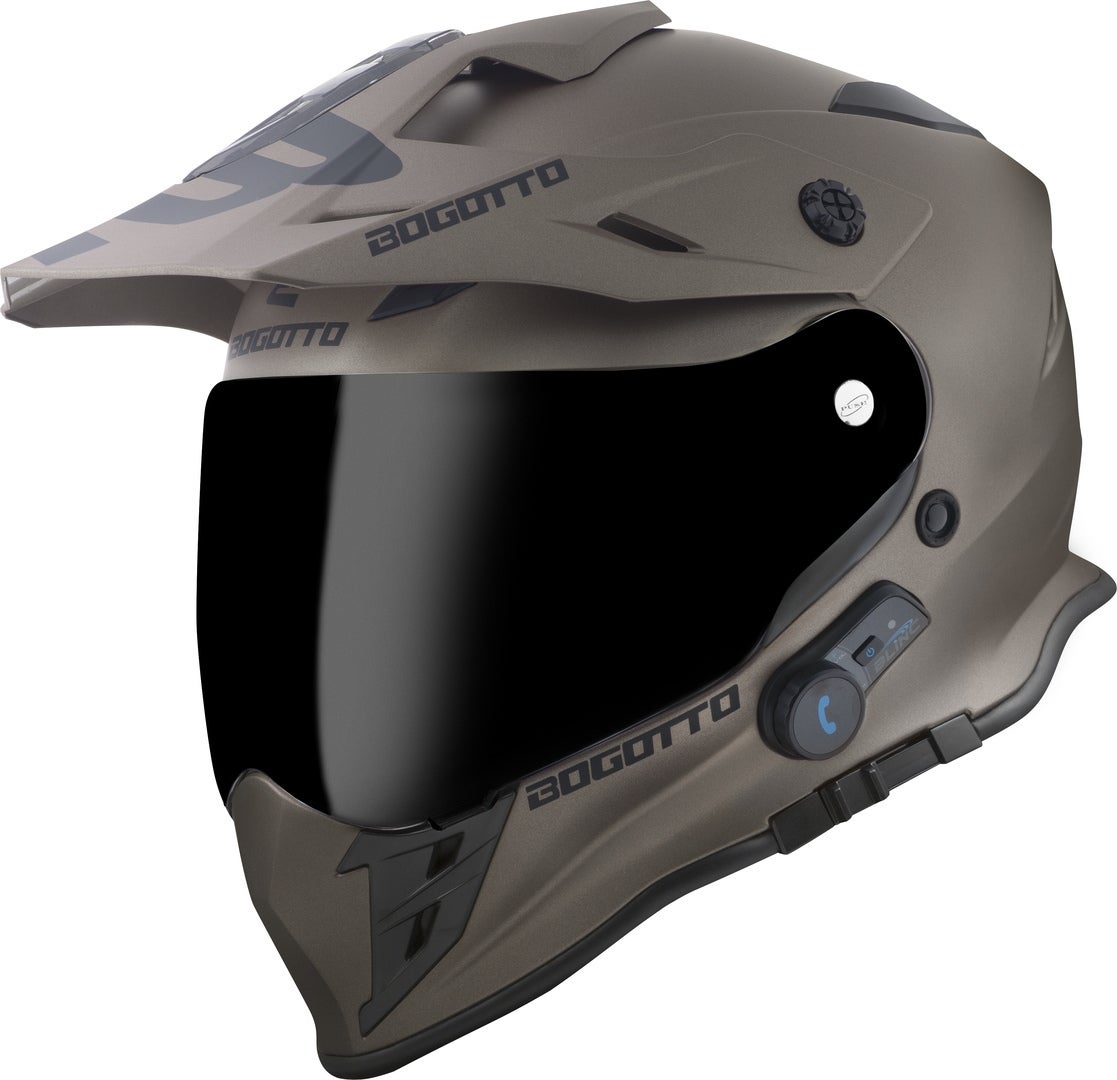 Bogotto H331 BT Bluetooth Casco Enduro Marrone opaco M Figura 2