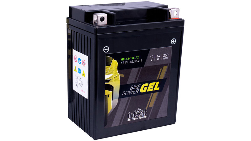 INTACTO Bateria de energia de bicicleta GEL YB14L-A2 Figura 2