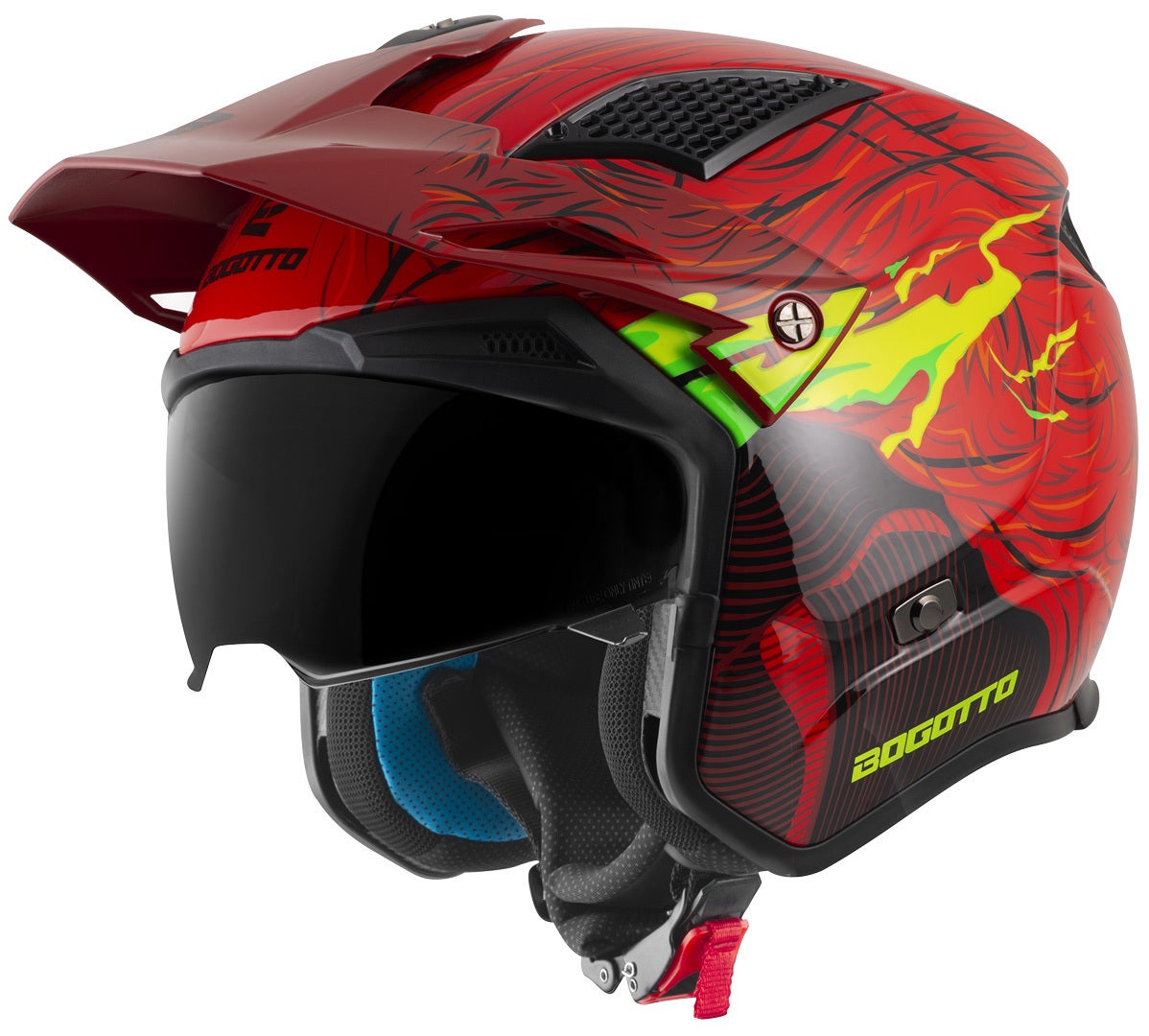 Side view of Bogotto Radic Bestia 22.06 Helmet