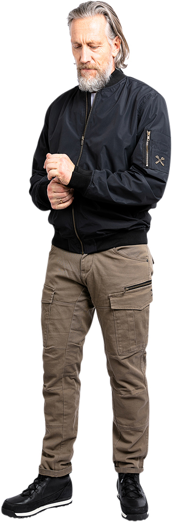 John Doe Stroker Cargo XTM Motorrad Textilhose sand 33 L34 Abbildung 8