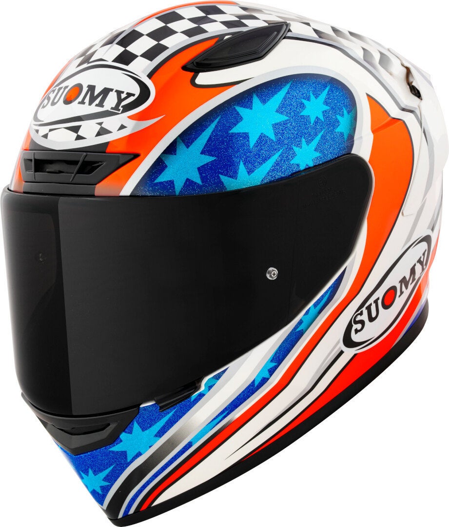 Suomy Men's Colorful Track-1 Troy Bayliss Replica 2002 E06 Helmet