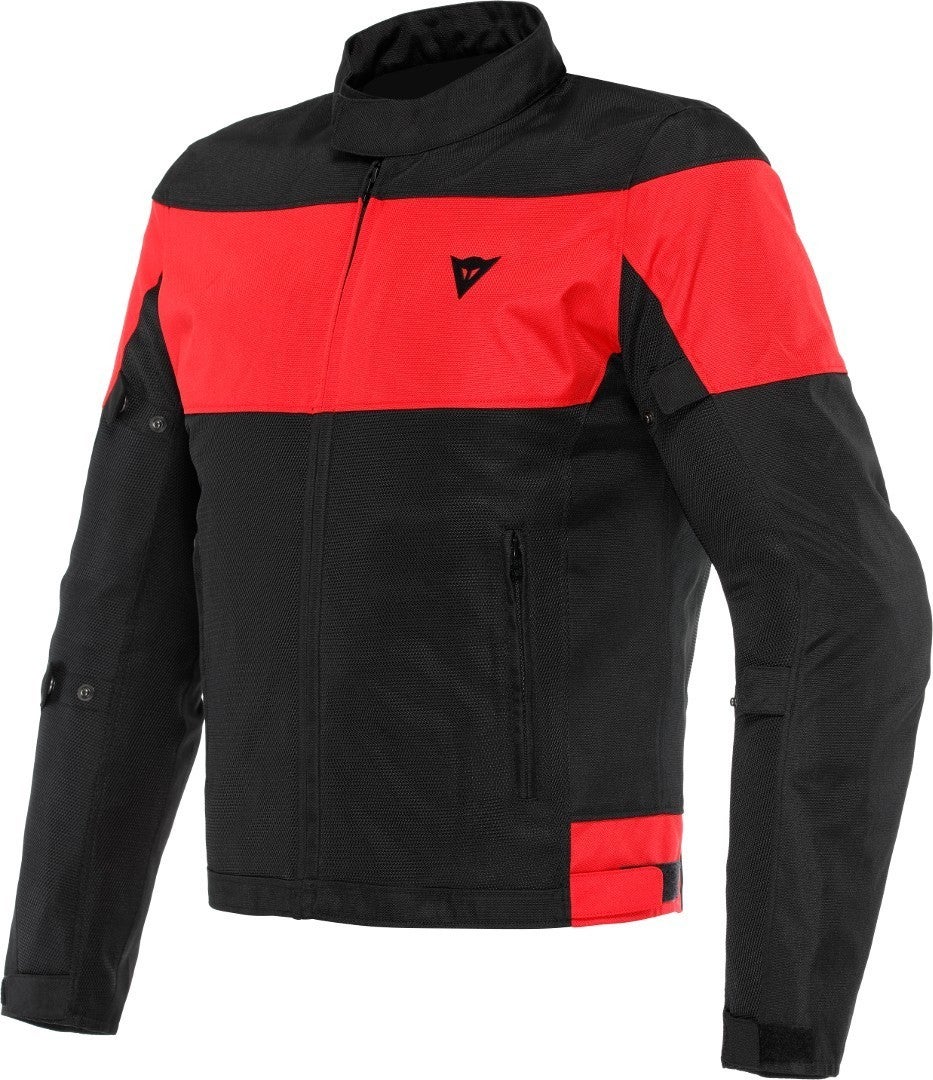 Dainese Elettrica Air Tex Motorcycle Textile Jacket black/red 56 Figure 1