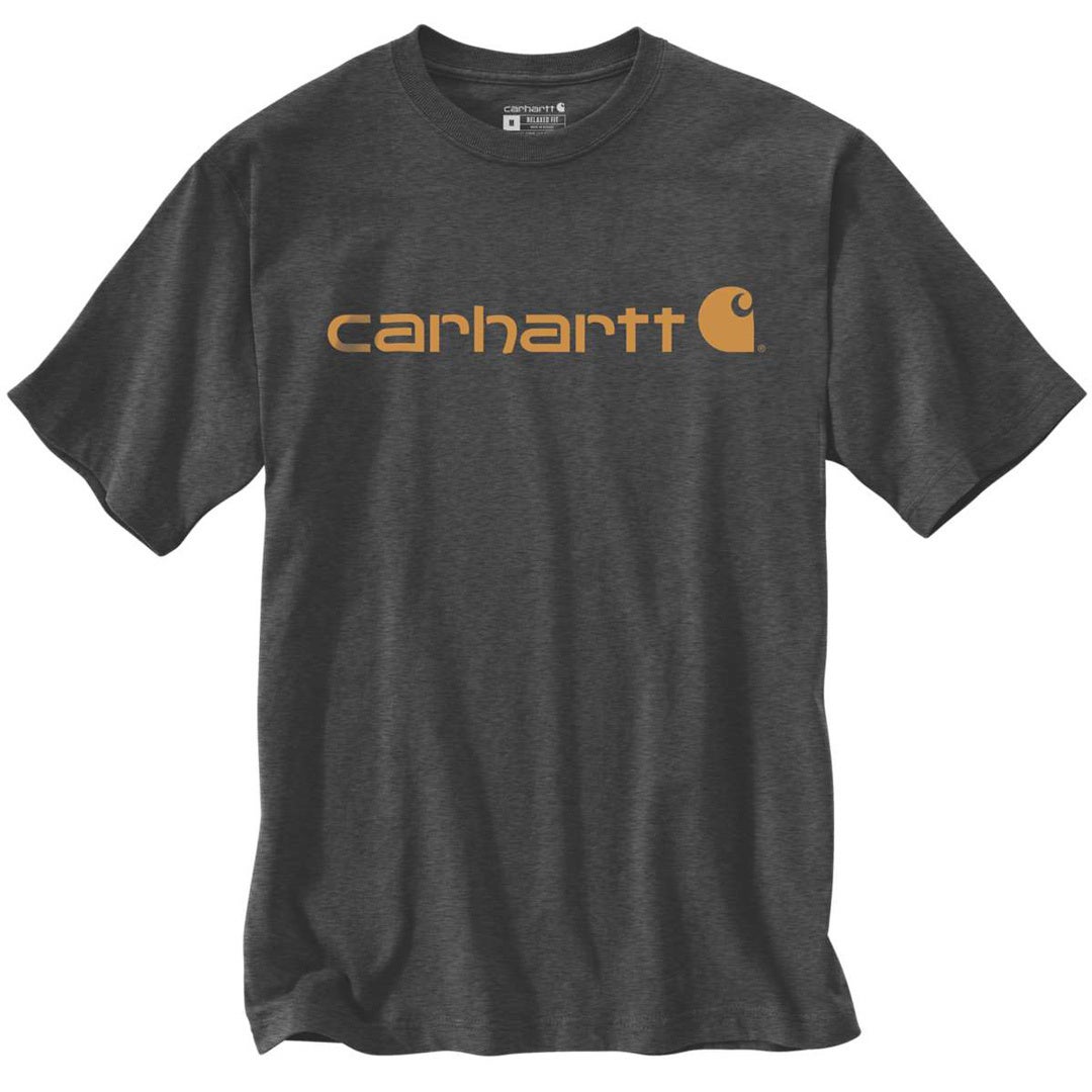 Carhartt EMEA Core Logo Workwear Short Sleeve T-Shirt dunkelgrau L Abbildung 1