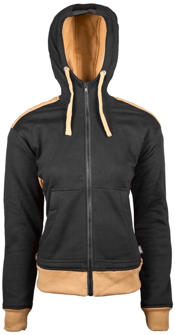 GMS Panda Ladies Motorcycle Hoodie black/brown L Figure 4