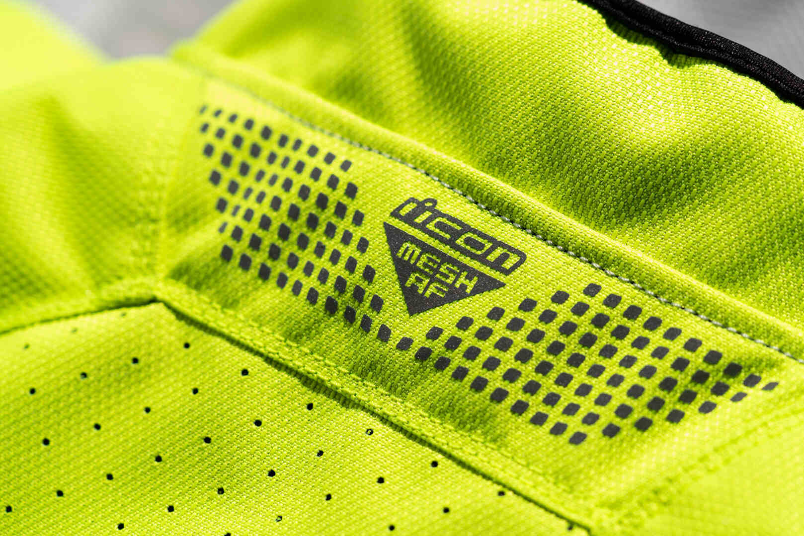 Icon Mesh AF 2023 Motorcycle Textile Jacket grey/yellow L Figure 9