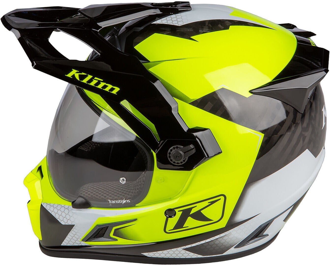 Klim Krios Pro Charger ECE/DOT Carbon Casco da enduro nero/giallo neon M (57/58) Figura 8
