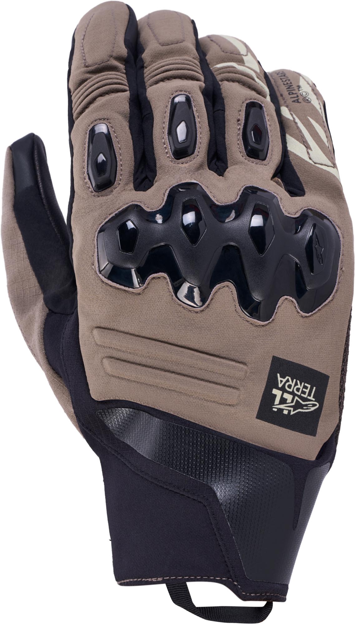 Alpinestars Harok Pro Drystar XF Gants de moto imperméables Marron/Noir S Figure 1