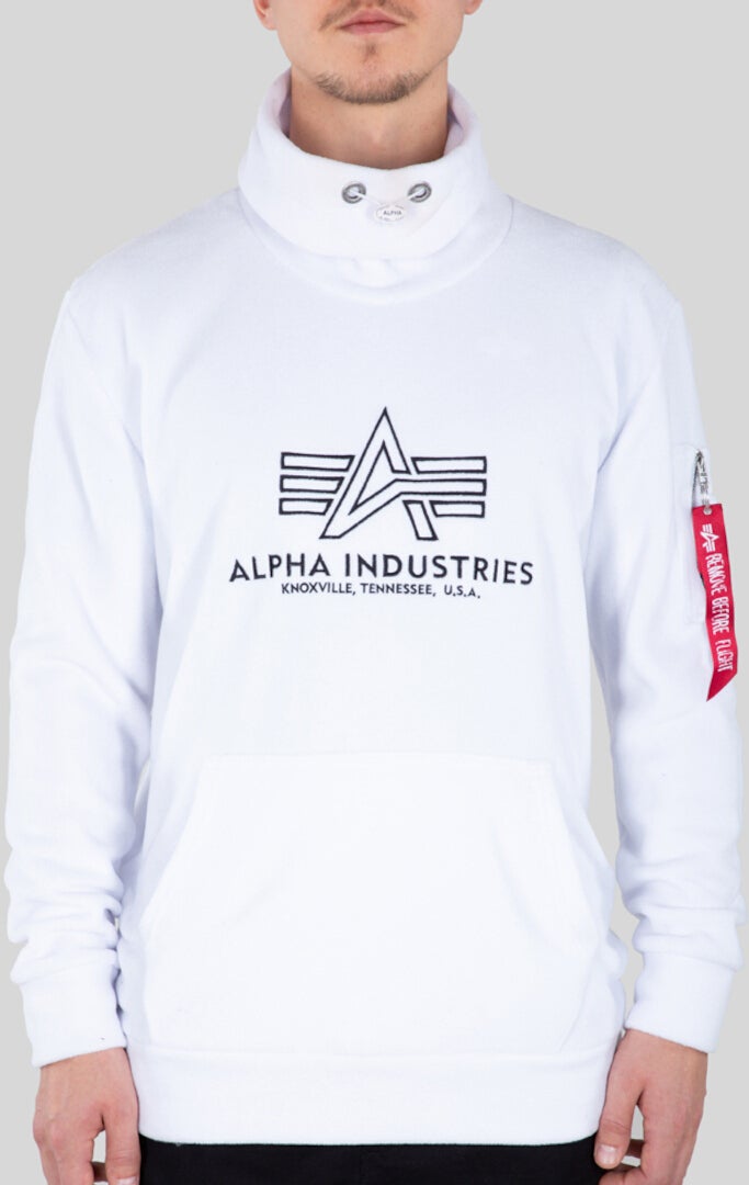 Alpha Industries Turtle-Neck Polar Fleece Pullover nero XS Figura 3