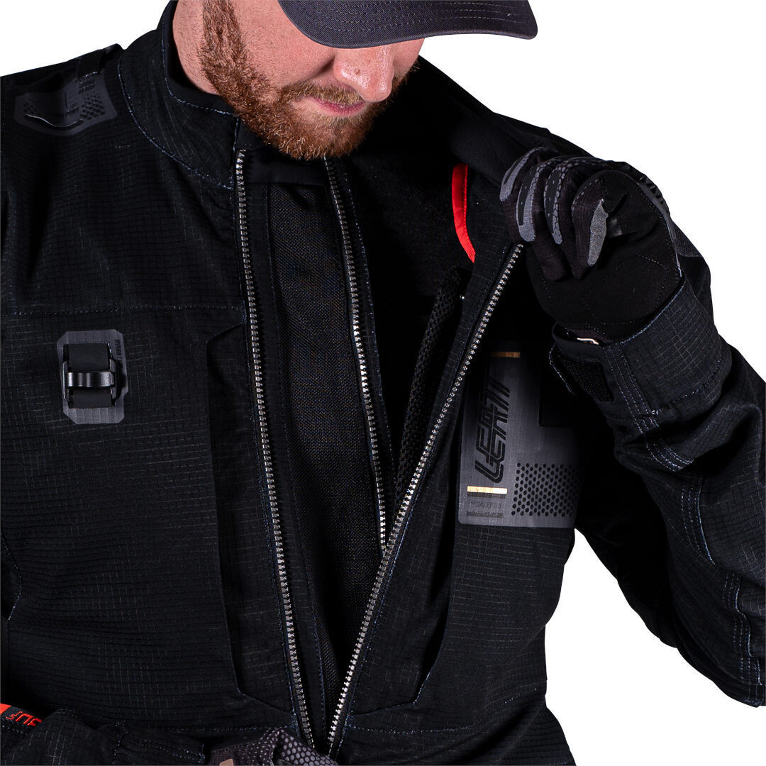 Leatt ADV Rally 5.5 Blouson textile de moto noir M Figure 8