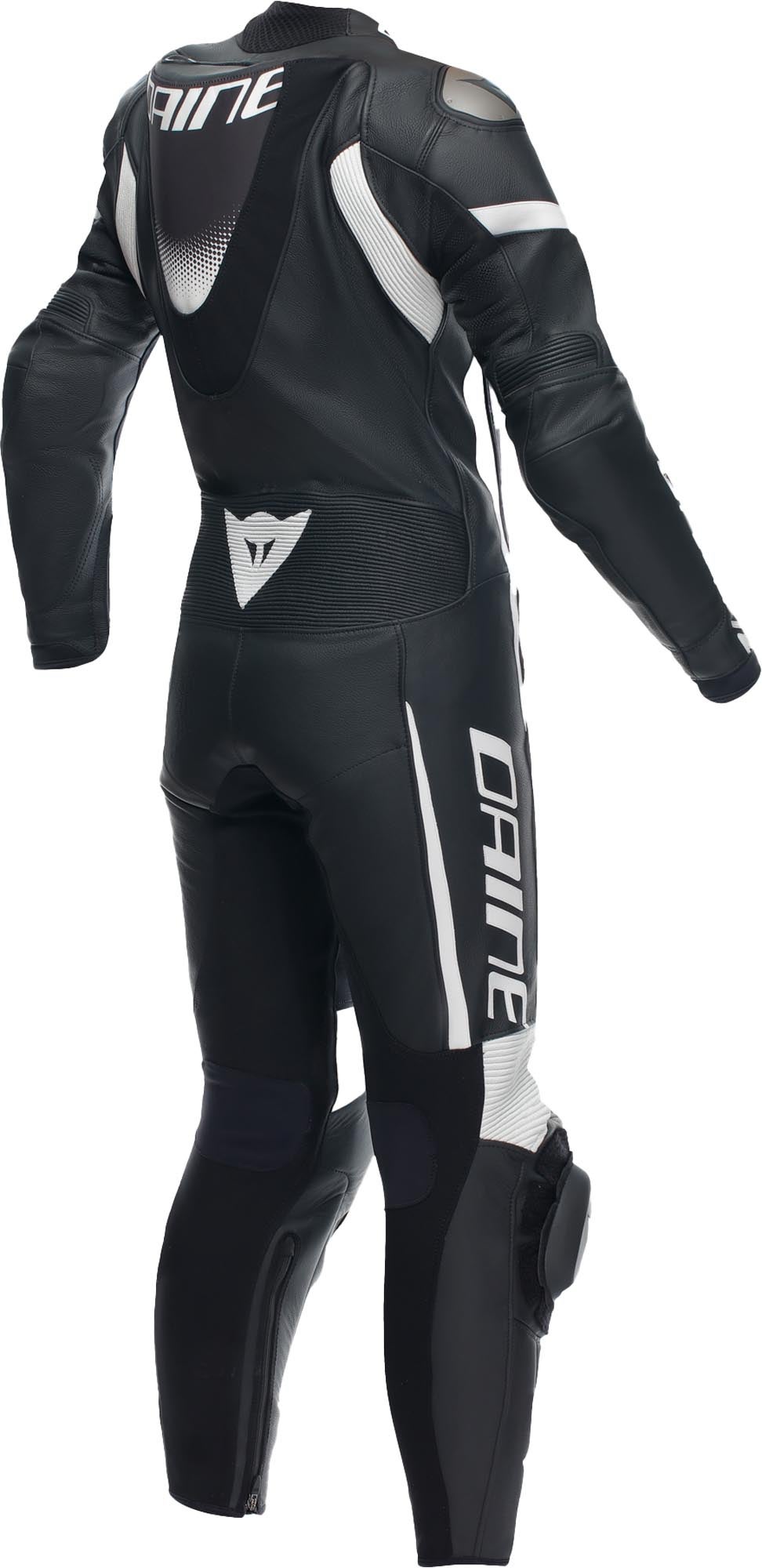Dainese Grobnik S26 Кожаный женский мотоциклетный костюм с перфорированными перфорациями чёрный/чёрный/белый 48 Рисунок 2