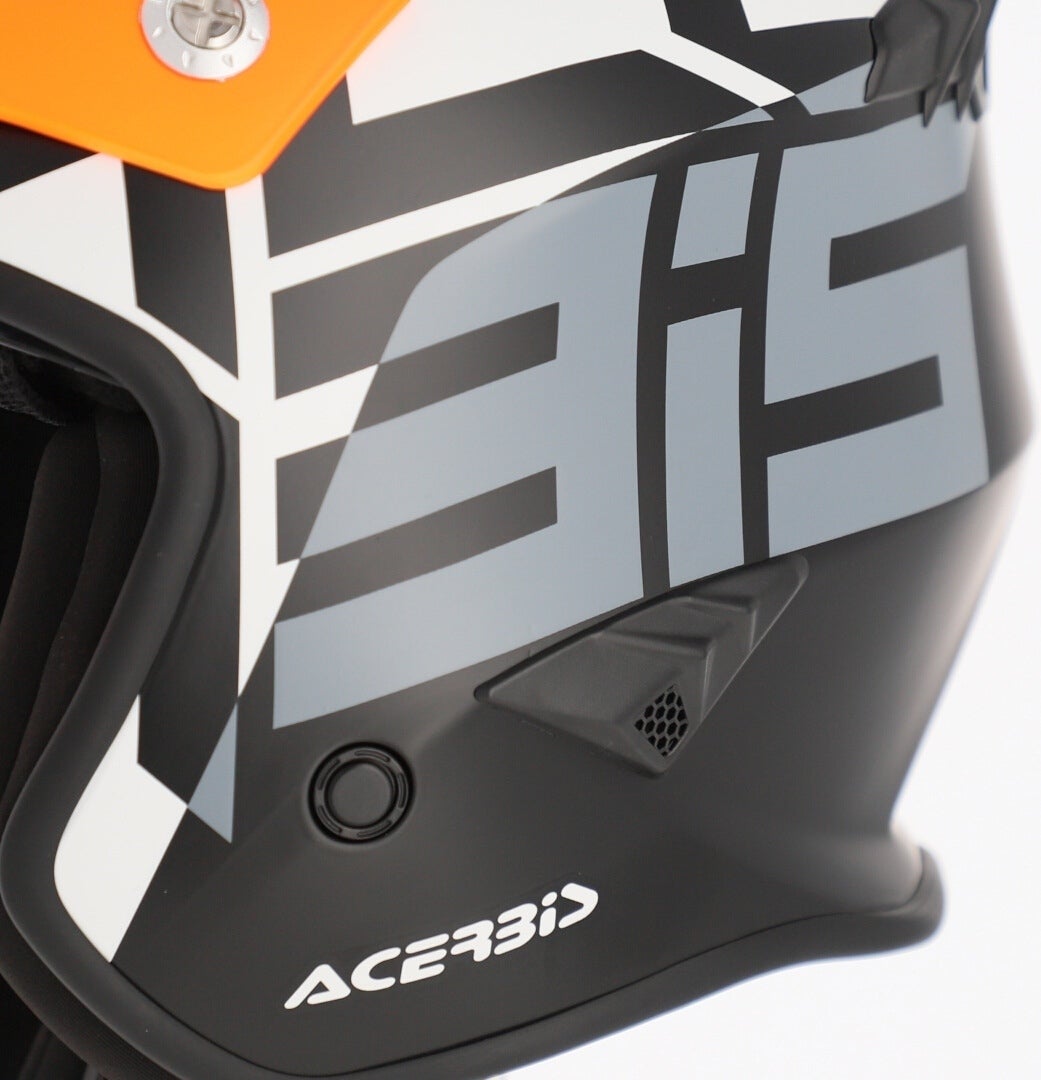 Acerbis Aria Sport Jet hjelm sort mat/orange M (57/58) Figur 5