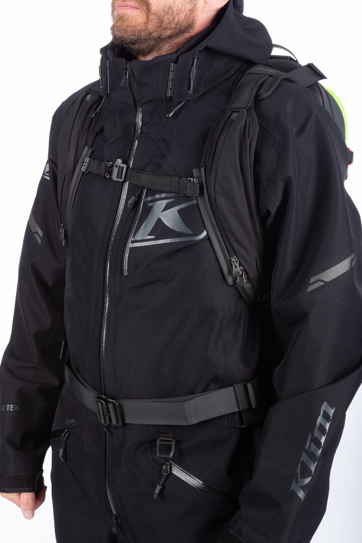 Klim Atlas 14 Avalanche Rucsacul cu airbag negru/galben Figura 4
