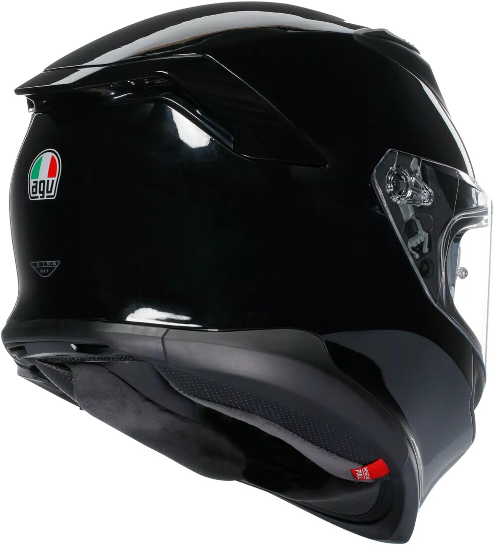 AGV K7 Mono Sisak fekete XL (61/62) 6. ábráz