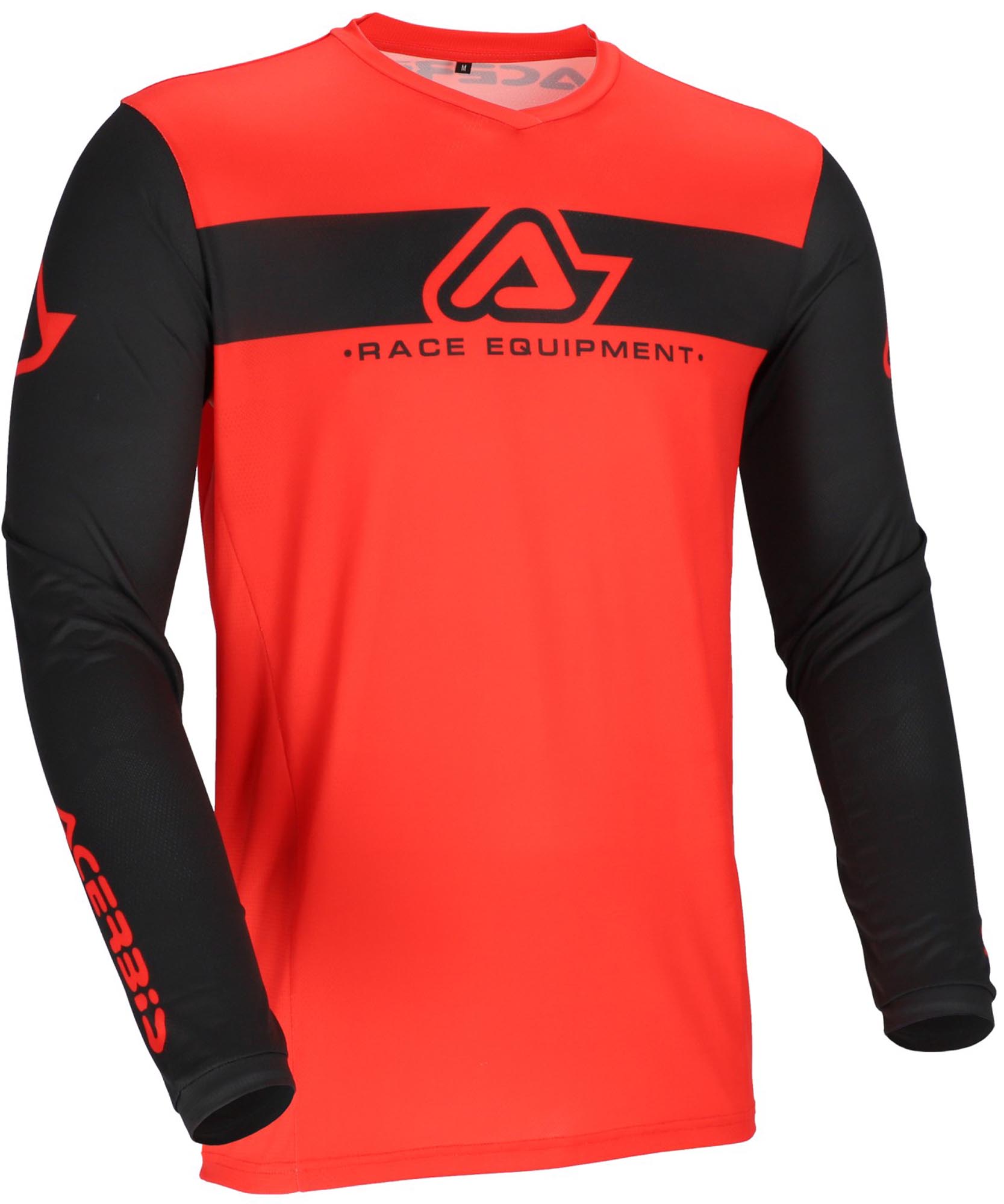 Acerbis MX J-Track Inc 2.0 Logo Motocrosstrøje sort/rød XXL Figur 1