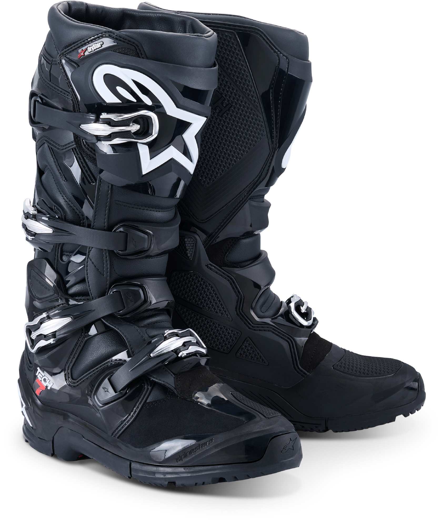 Alpinestars Men's Black Tech 7 Enduro Drystar Wp Motocross Boots
