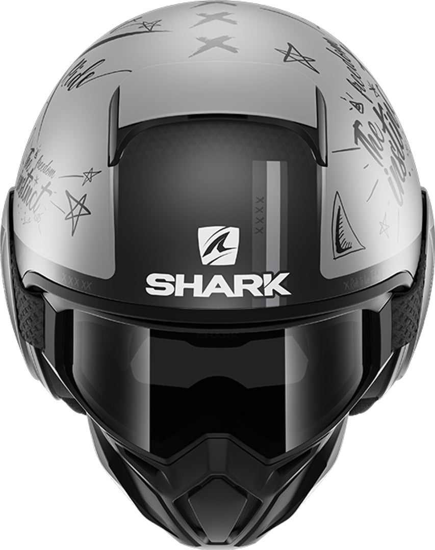 Shark Street-Drak Tribute RM Jet Helmet grey matt M (57/58) Figure 4