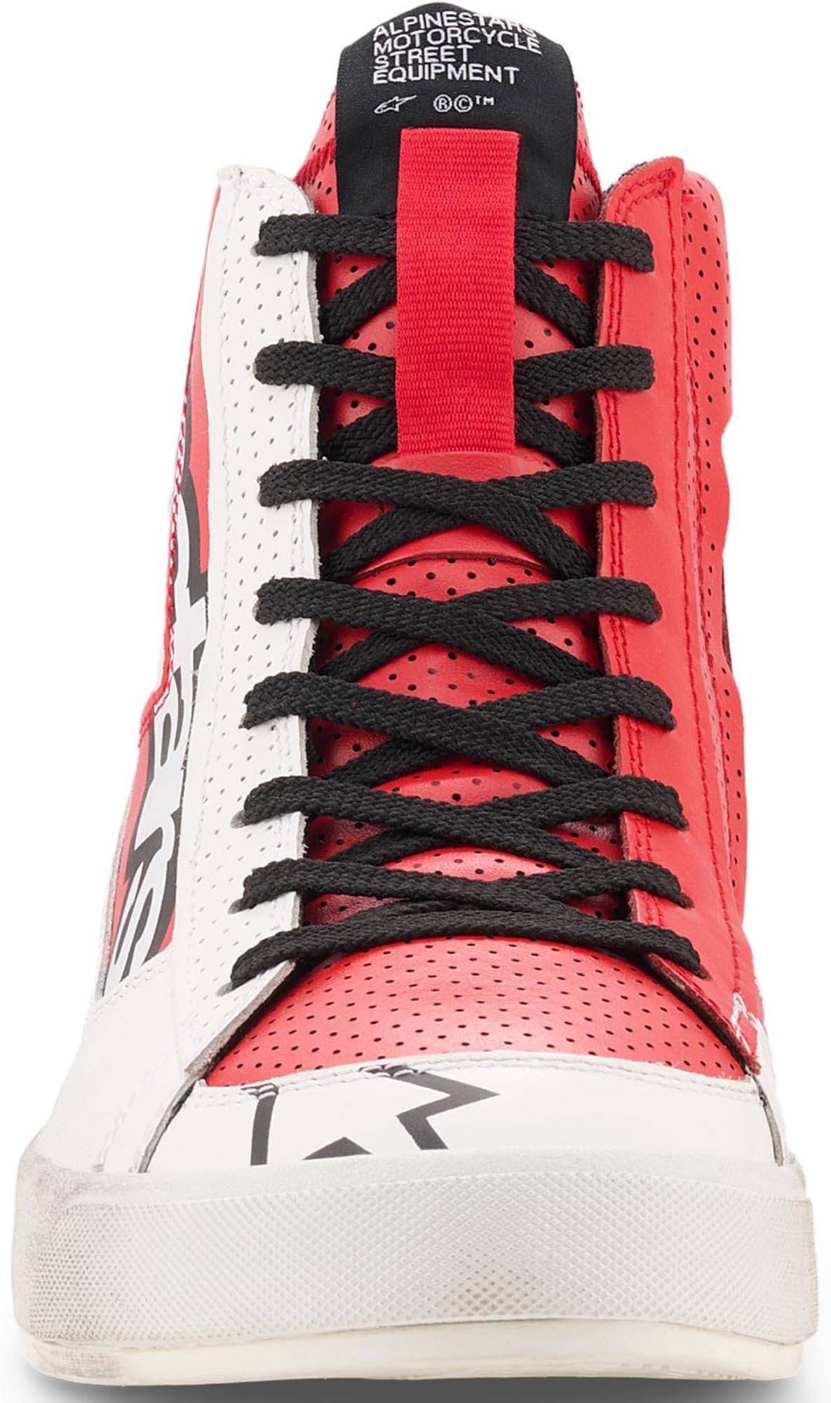 Alpinestars Stated Flair Motorrad Schuhe weiß/rot 6,5 Abbildung 2