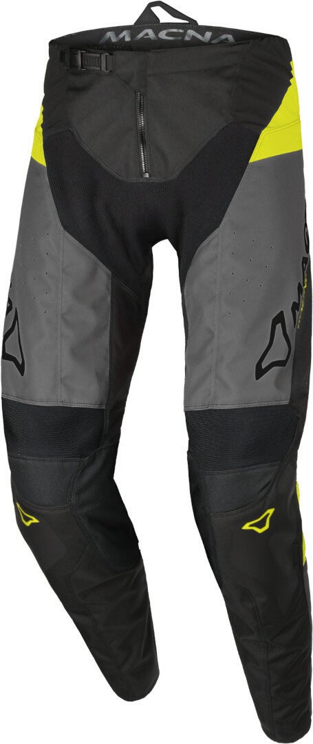 Macna Backyard-1 Motocross Pants black/grey/yellow 3XL Figure 1