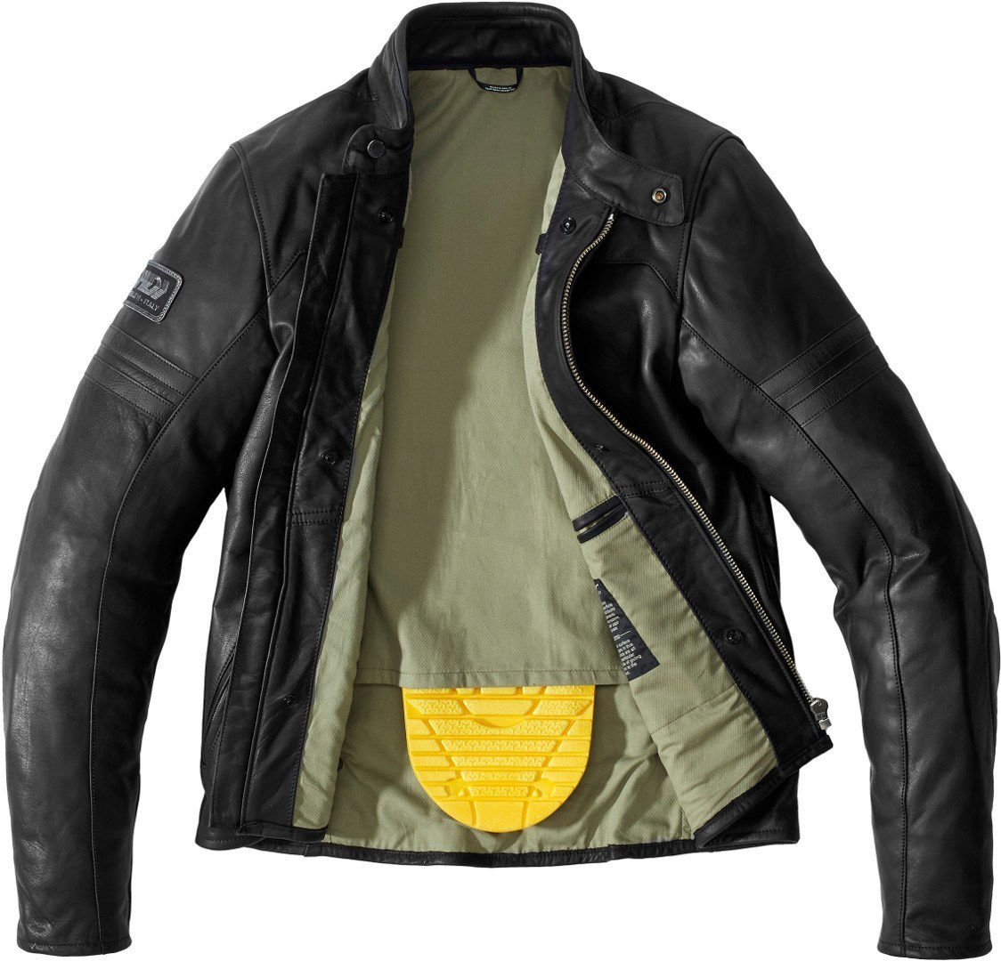 Spidi Vintage Motorrad Lederjacke schwarz 56 Abbildung 4
