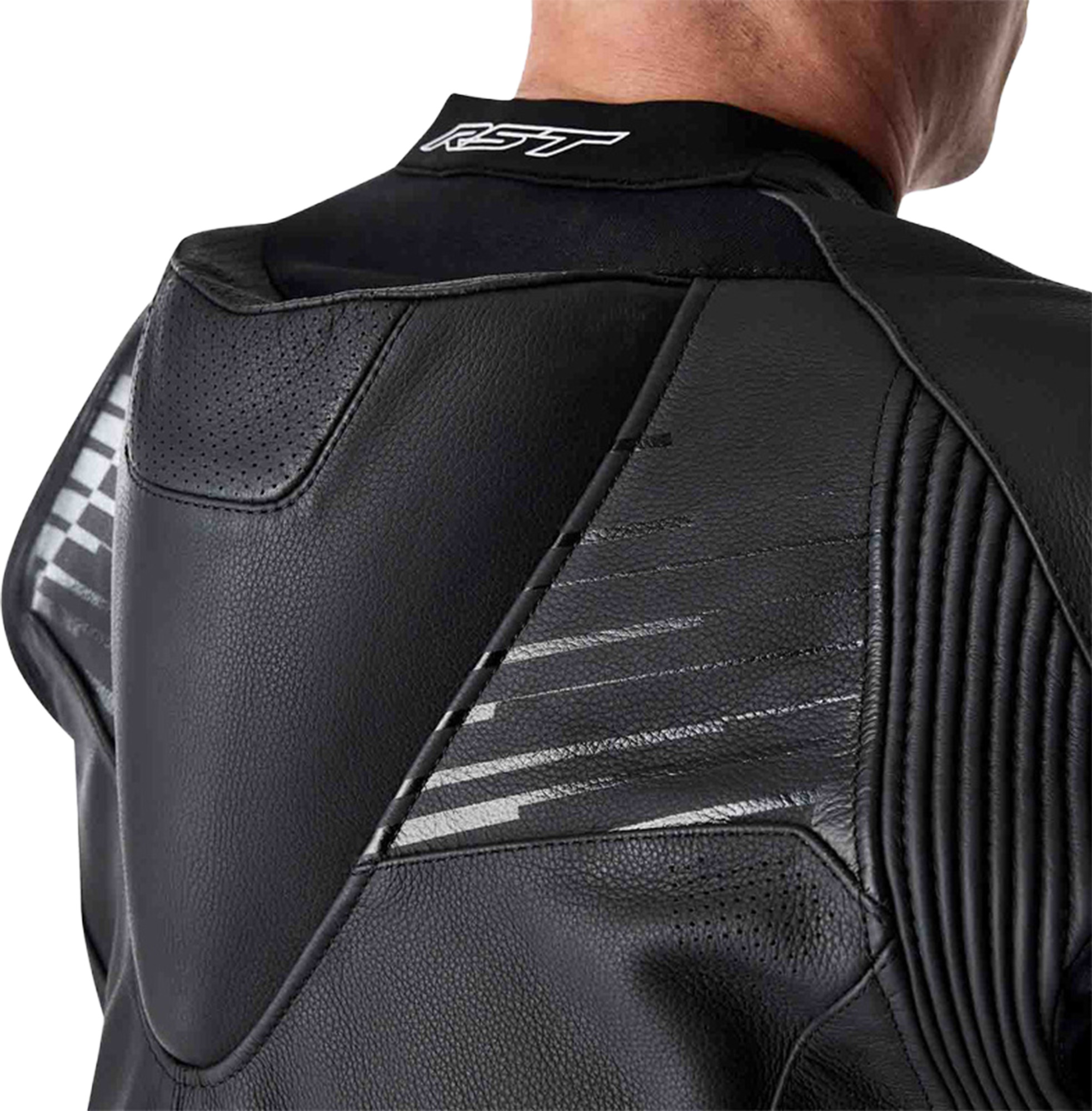 RST Tractech Evo D3O Motorcykellæderjakke Sort/hvid 52 Figur 11