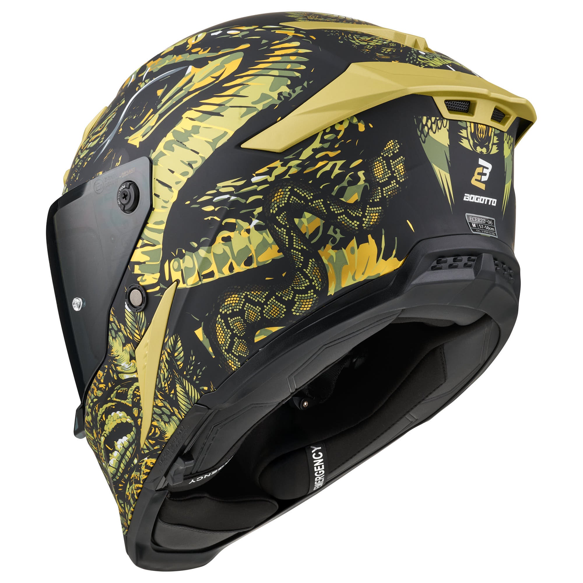 Bogotto Blade Mythology Helmet Gold M (57/58) Figure 5