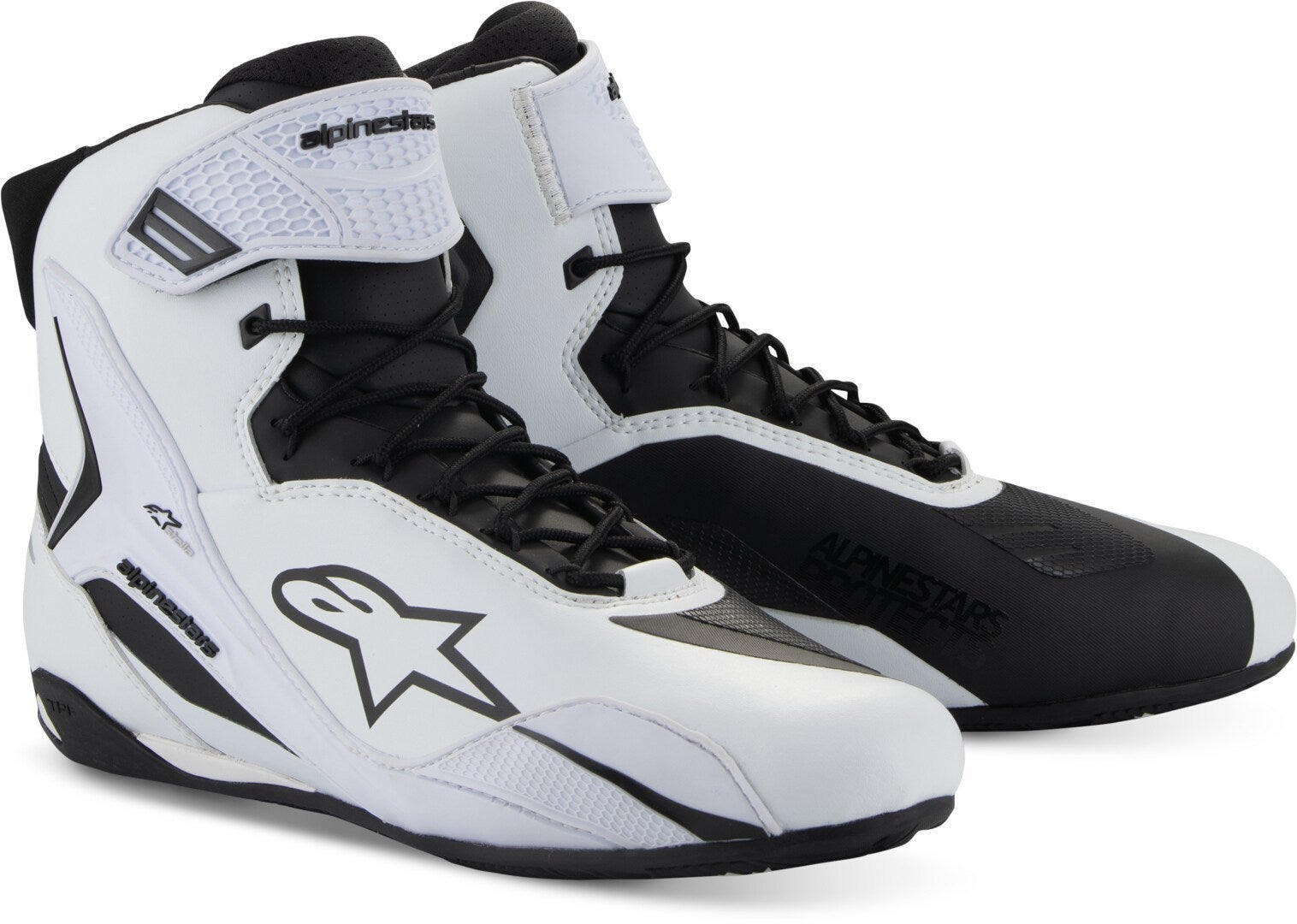 Alpinestars Stella Faster-4 Dame Motorcykel Sko hvid/sort 10,5 Figur 1