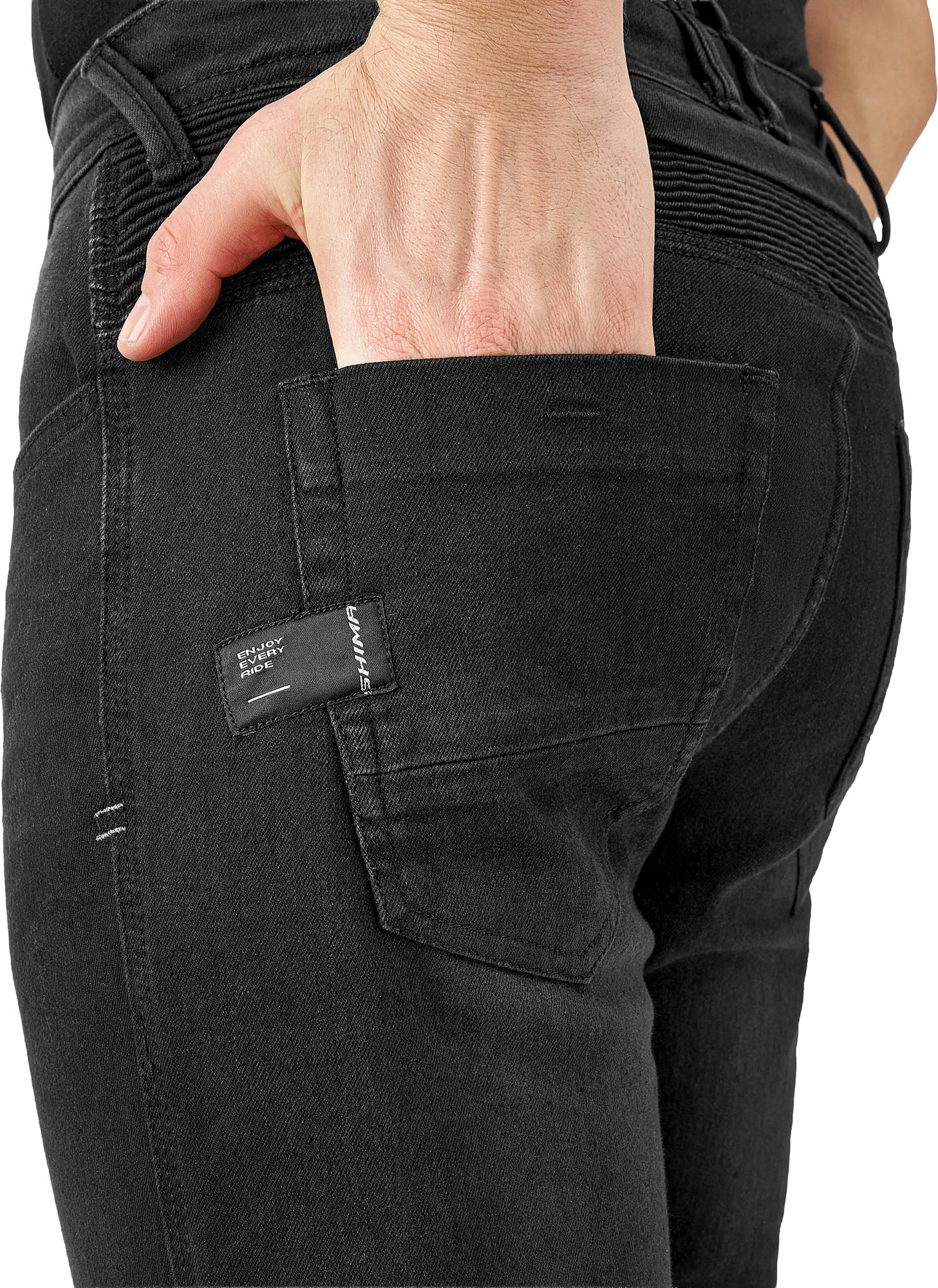 Side view of SHIMA Zenith Motorrad Jeans