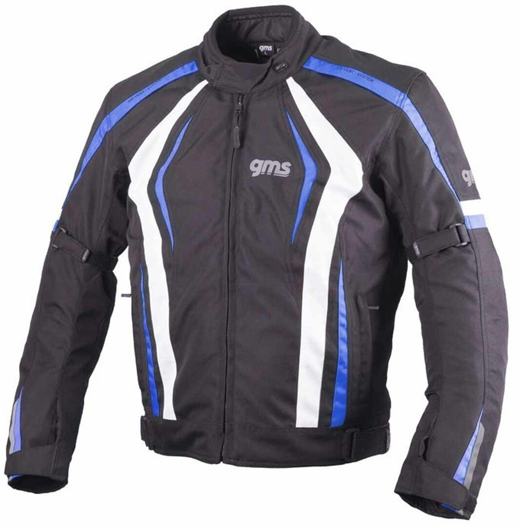 GMS Pace Veste textile de moto noir/bleu/blanc M Figure 1