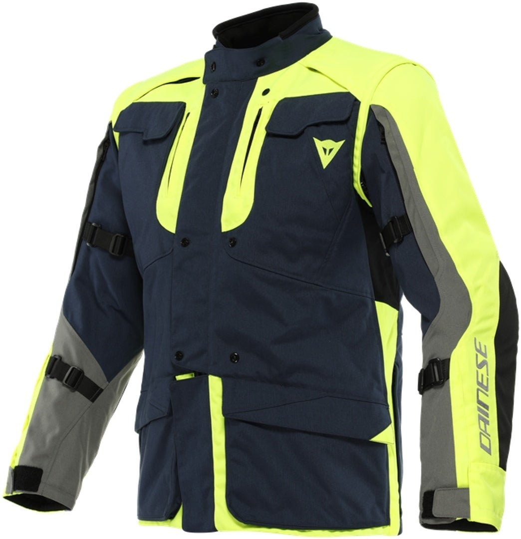 Dainese Alligator Tex Motorrad Textiljacke dunkelblau/gelb 54 Abbildung 1