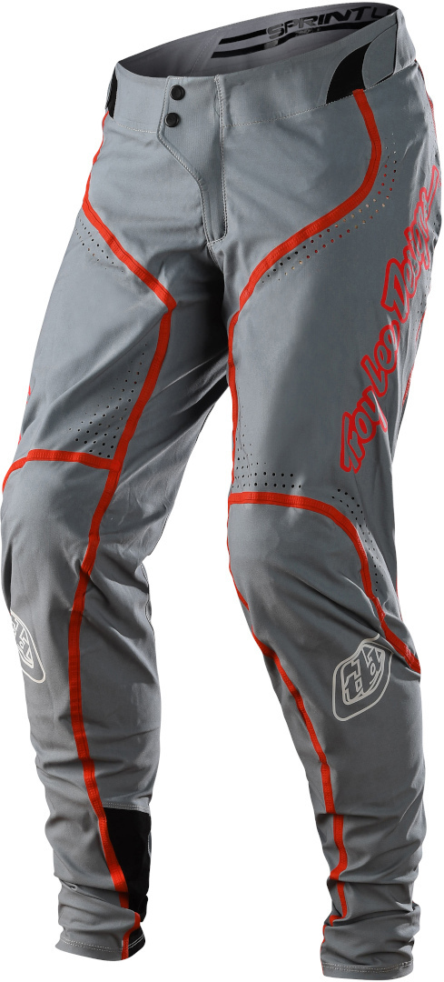 Troy Lee Designs Sprint Ultra Lines Cykelbyxor Grå/orange 30 Figur 1