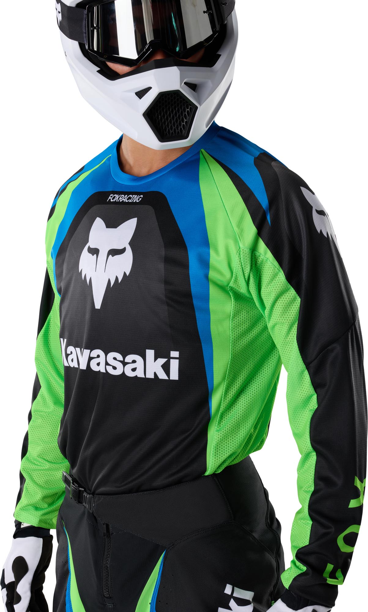 FOX 180 Kawasaki Motocross Jersey L Abbildung 5