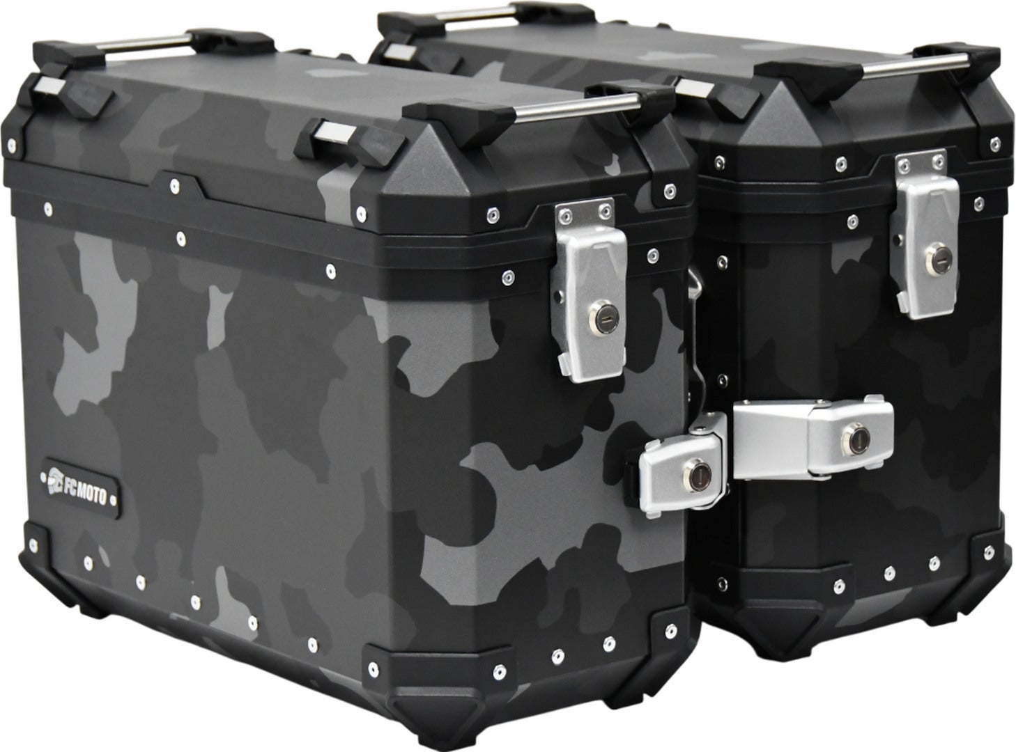 FC-Moto Terreno EVO Camo Black 36 L Alu Side Case Set + Lock Cylinder Set Main article Figure 1
