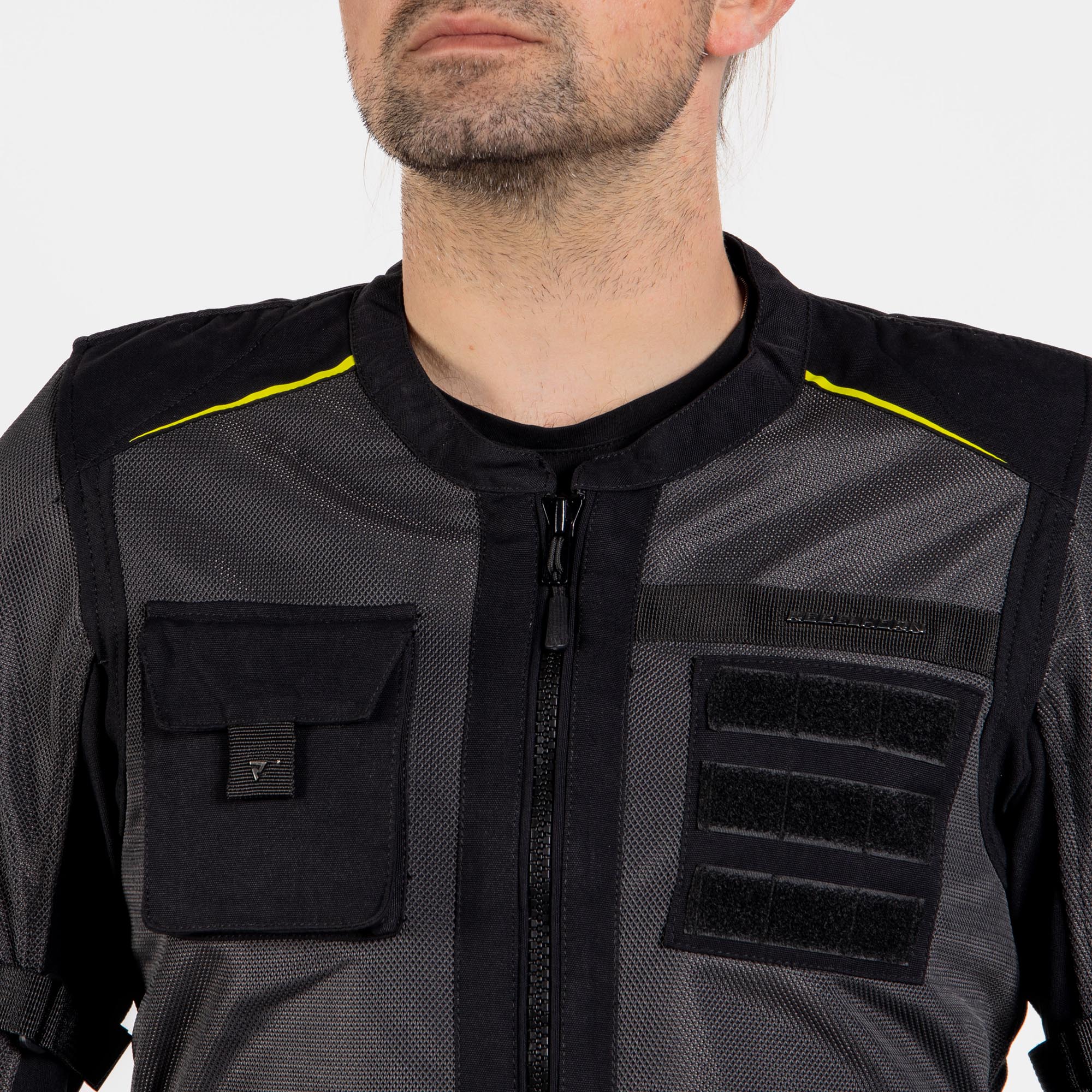 Side view of Rebelhorn Brutale Motorcycle Textile Jacket