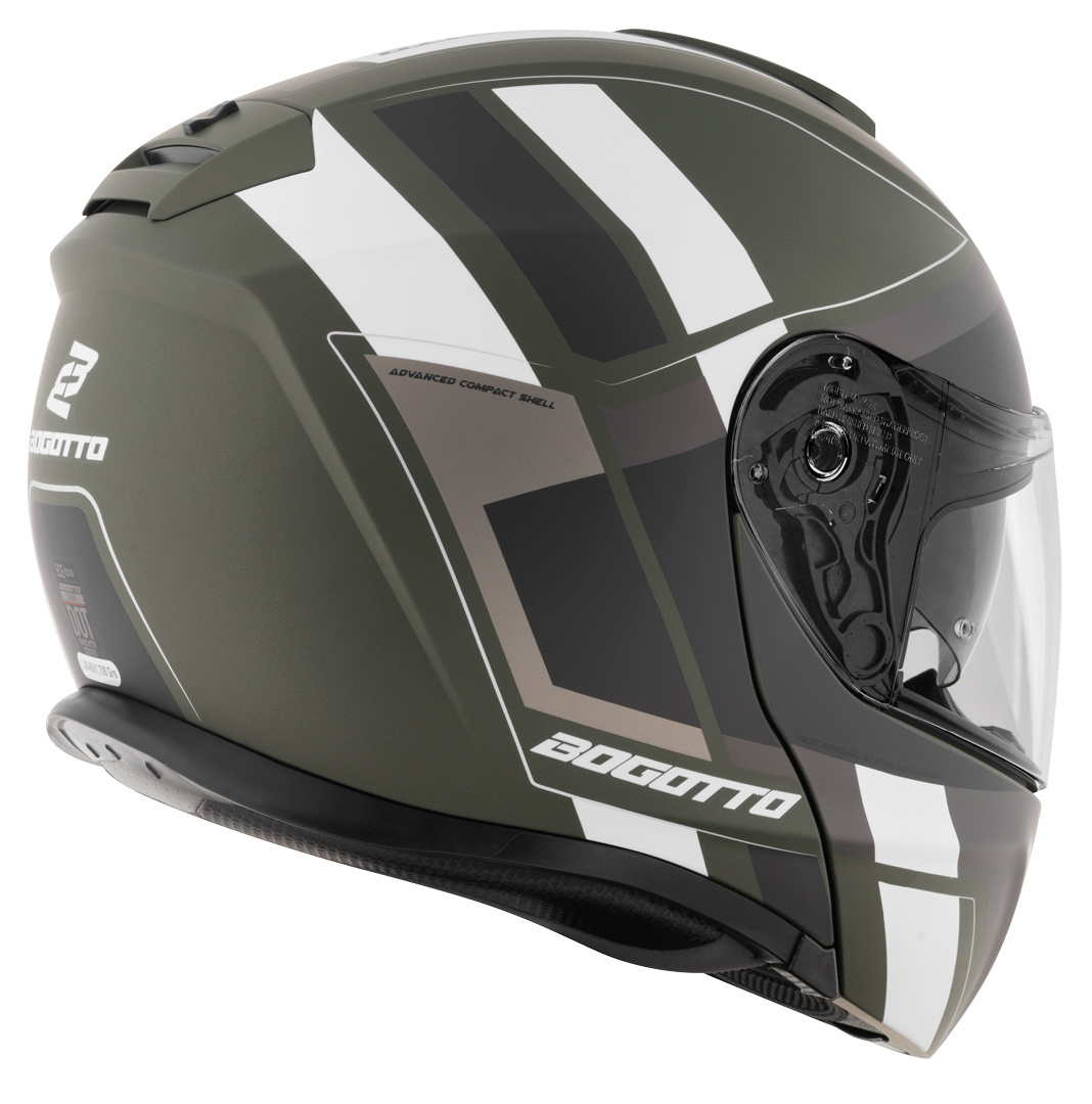 Bogotto FF403 Murata Cască ramburlabilă Negru/Verde/Alb S (55/56) Figura 4