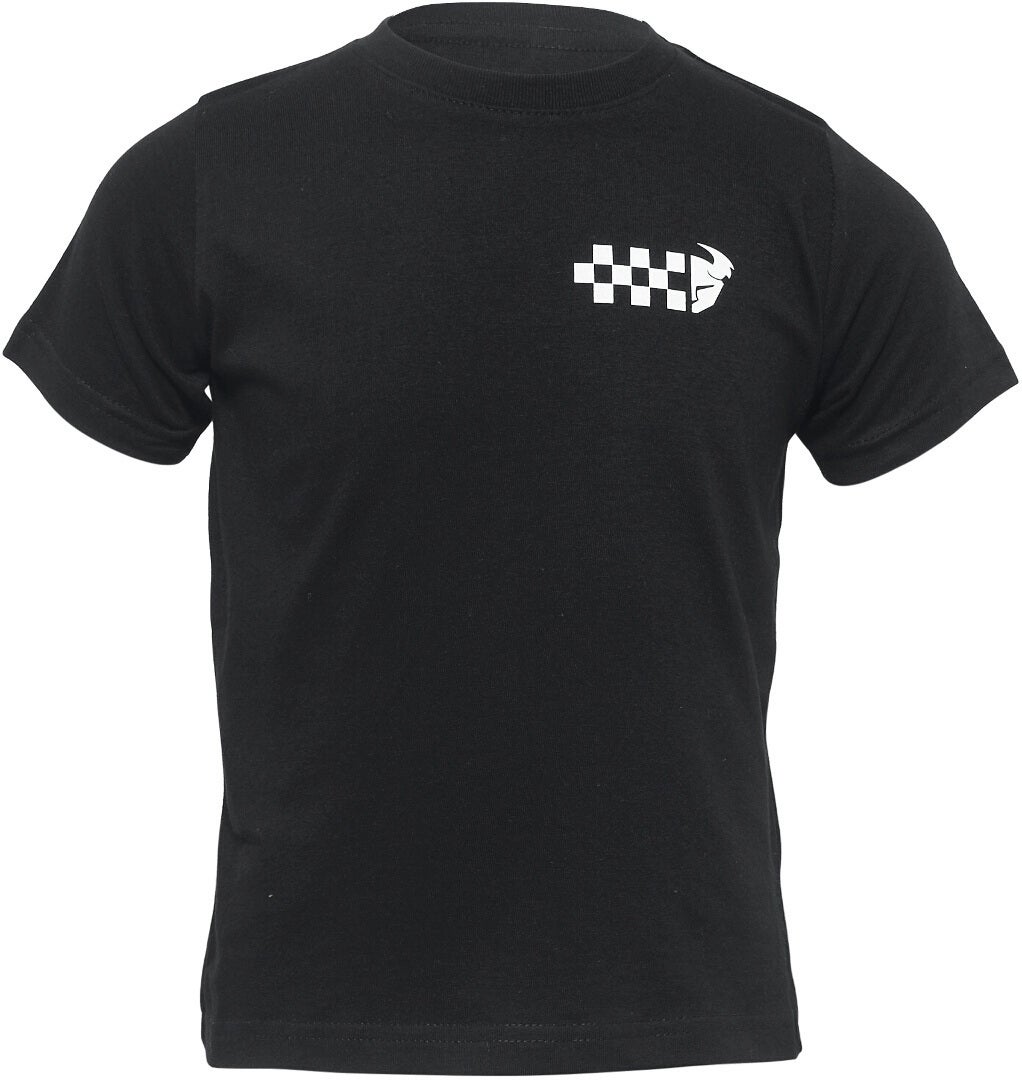 Thor Checkers キッズTシャツ 黒 4年間 図1