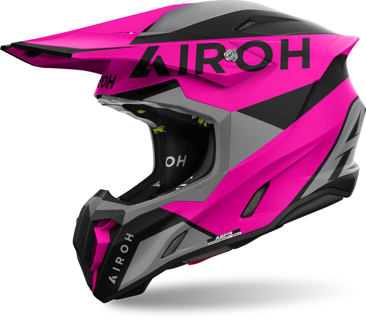 Airoh Twist 3 King Motocross hjelm sort/grå/pink L (59/60) Figur 1