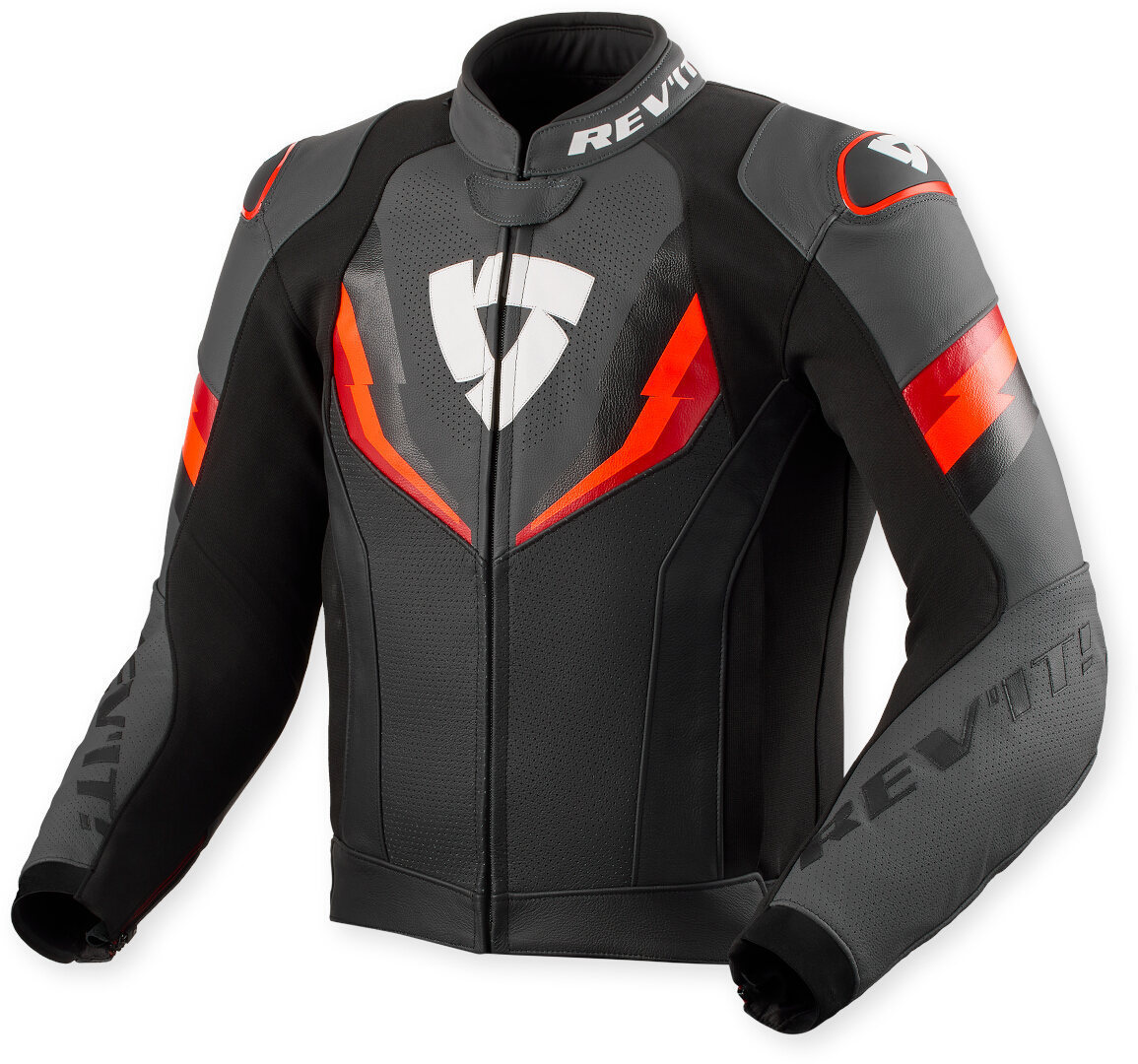 black/neon-red
